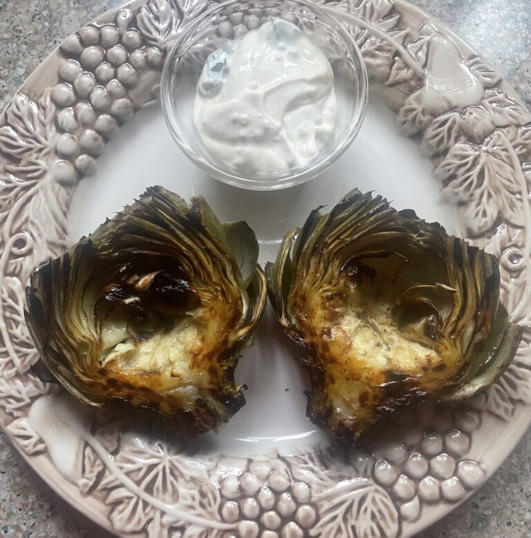 Broiled Artichoke for 2